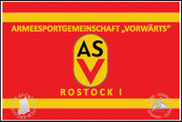 ASG Vorw&auml;rts Rostock I Fahne
