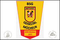 BSG Aktivist Geiseltal-M&uuml;cheln Wimpel Jubil&auml;um